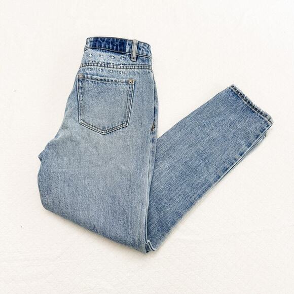 Ksubi Slim Pin Skream Trashed Light Wash Denim Jeans Size 26 - Picture 8 of 8